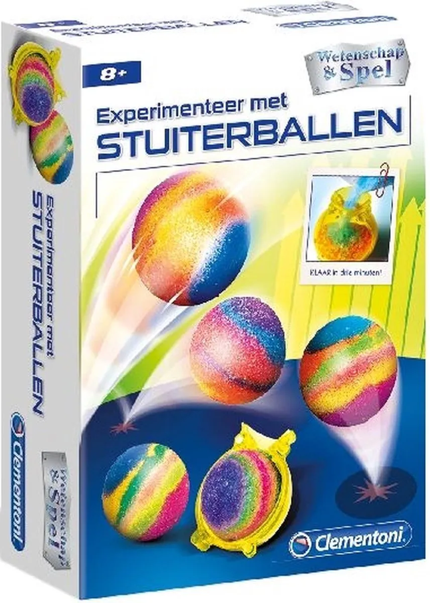 Clementoni Experimenteerdoos Stuiterballen 66876 - Multi Kleur