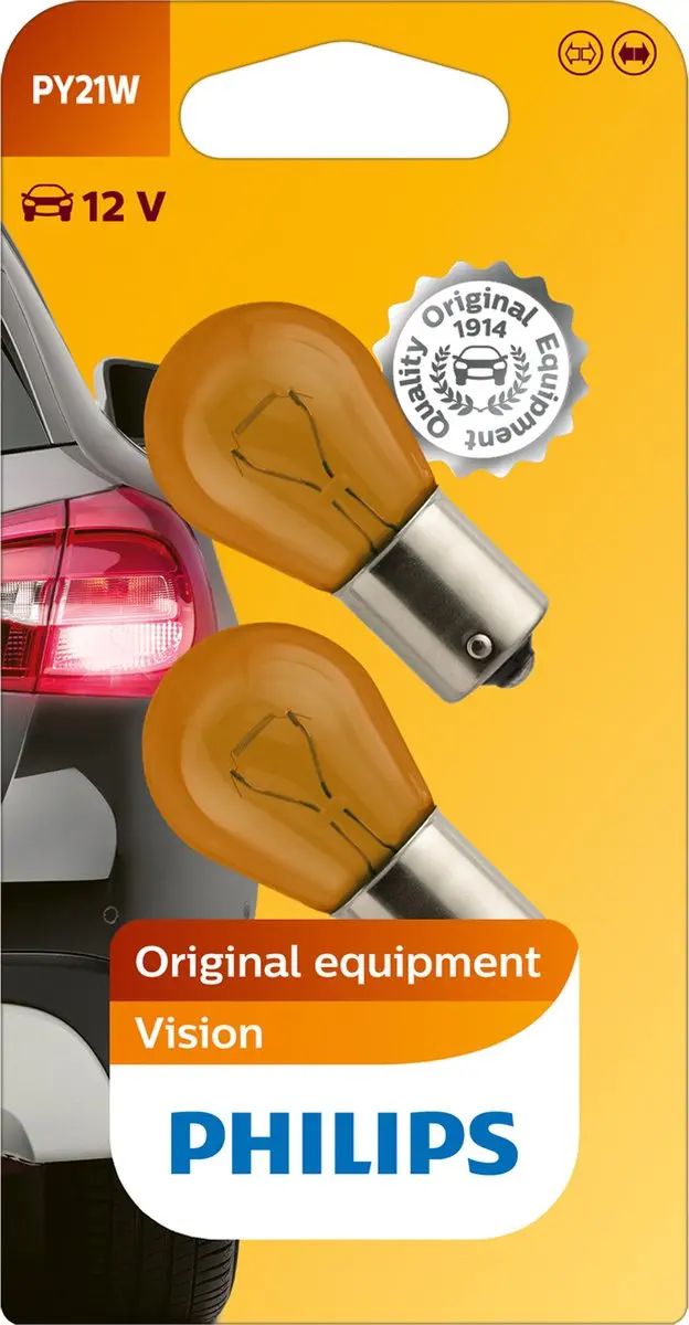 Philips Autolamp PY21W Oranje