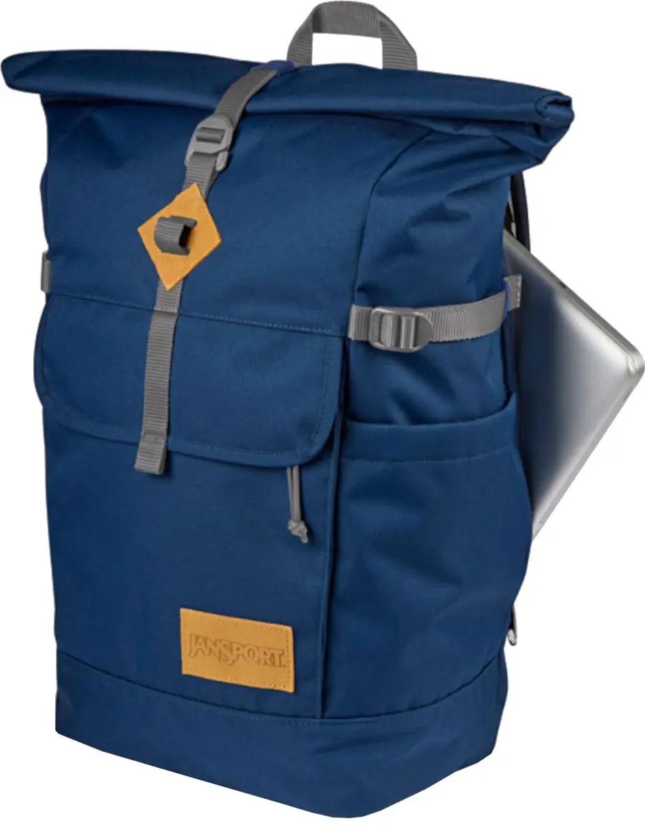 JanSport Hatchet Rolltop Rugzak 31L - Marineblauw