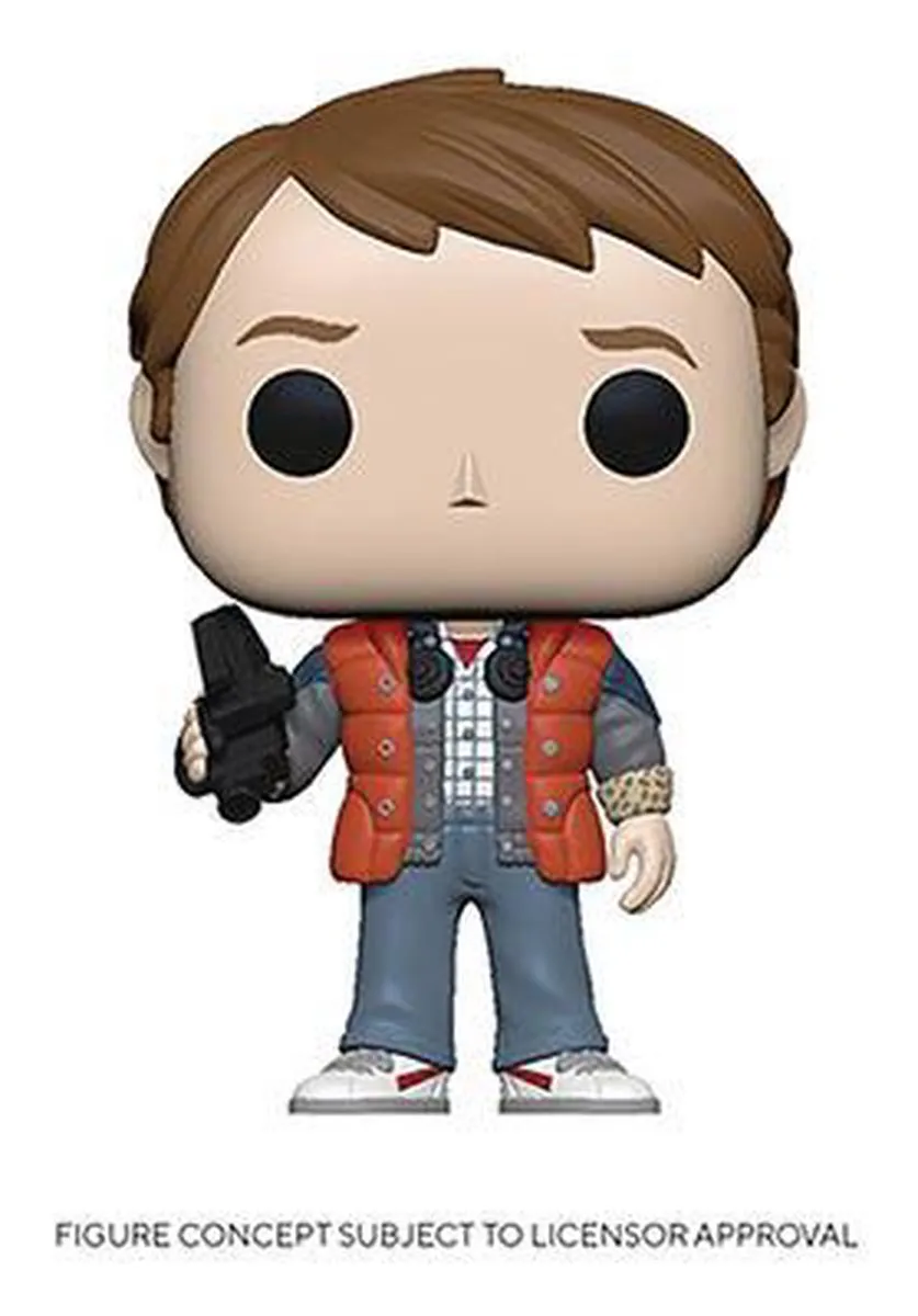 Funko Pop Marty McFly Back to the Future Puffy Vest #961 - Multi - afbeelding 6 van 6