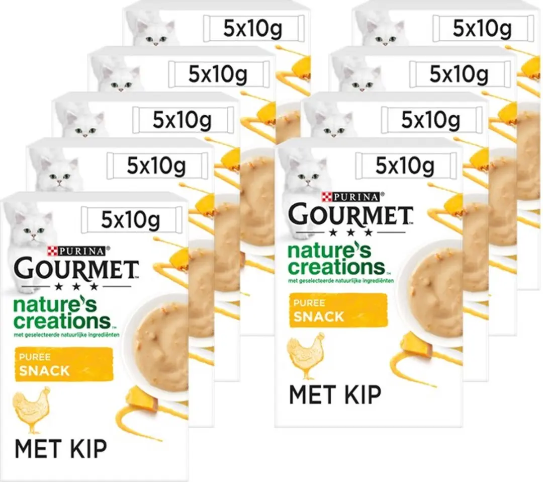 Gourmet Nature's Creations Kattensnack Kip & Pompoen