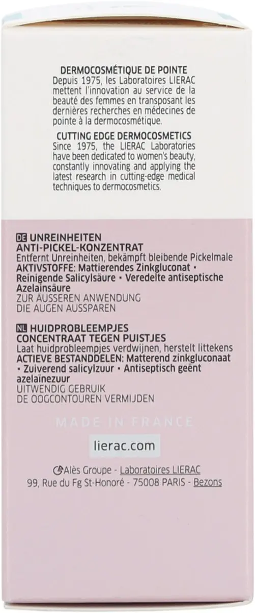 Lierac Stop Spots Concentrate Sebology 15ml - afbeelding 6 van 6
