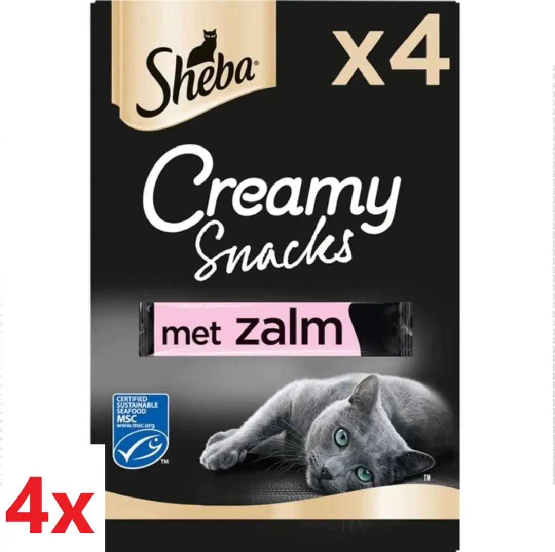 Sheba Creamy Snacks Zalm
