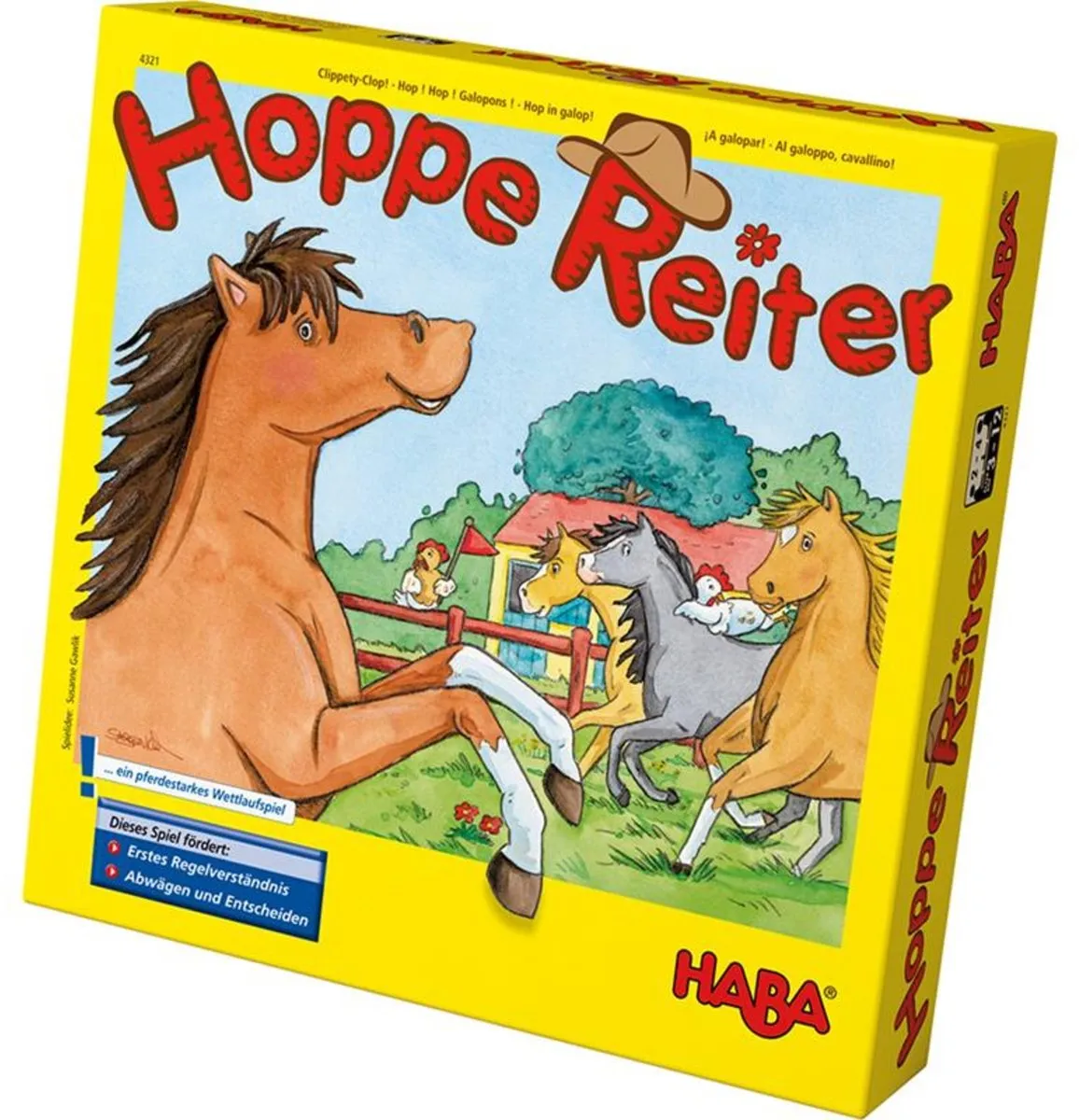 Haba Clippety-Clop! Wooden Speelgoed - 2-4 Spelers