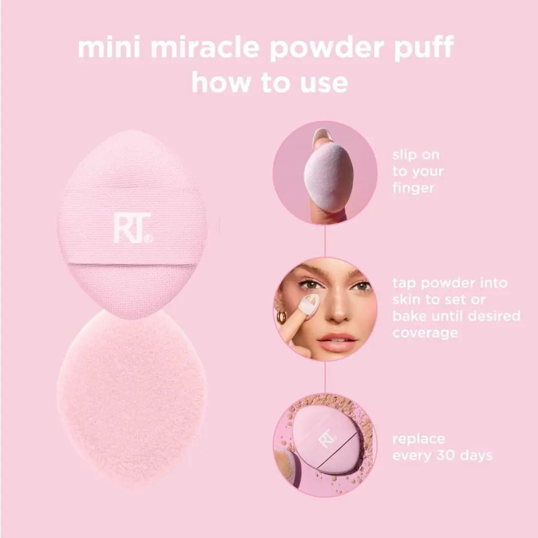 Real Techniques Mini Miracle Poederkwast Roze