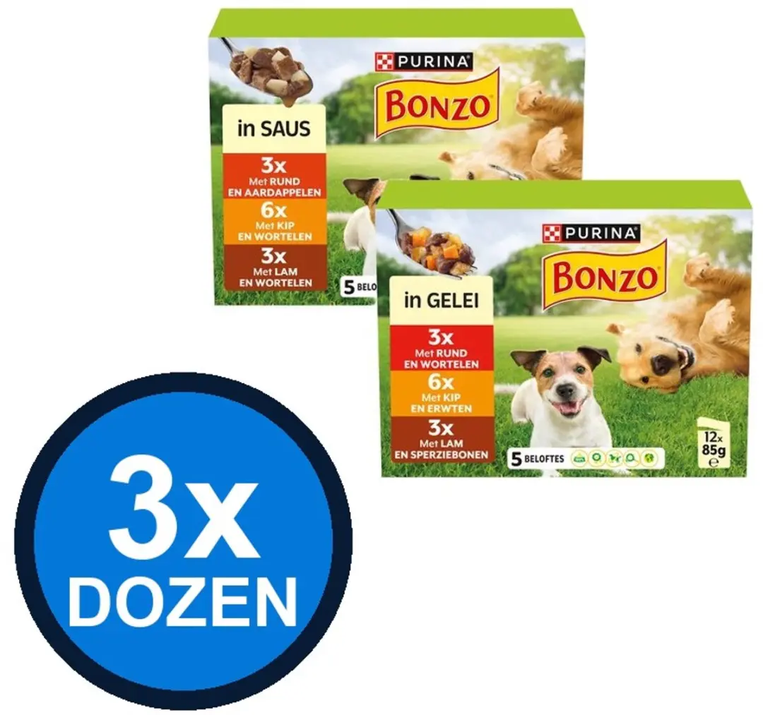 Bonzo In Gelei Mix Multipack