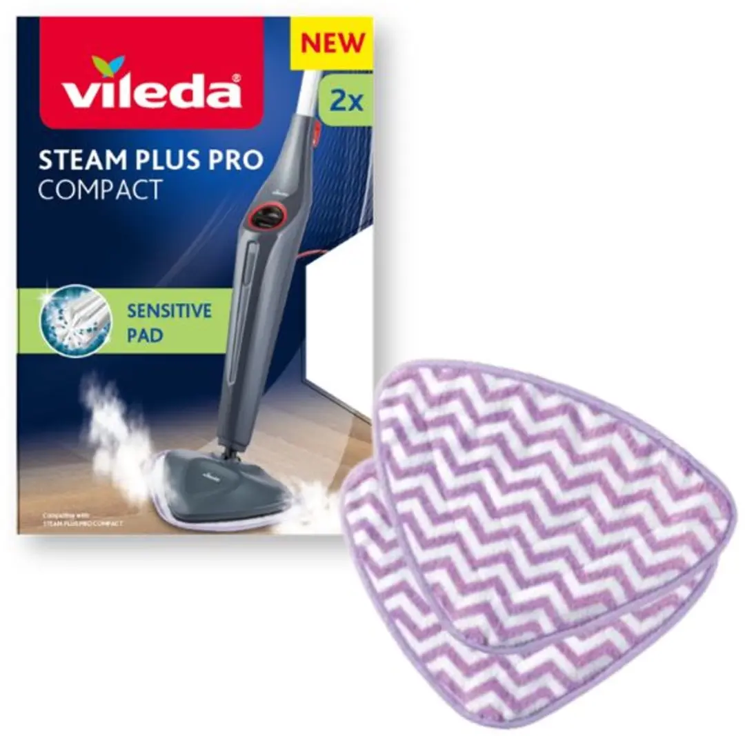 Vileda Steam Plus Pro Sensitive Microvezelpads 180855