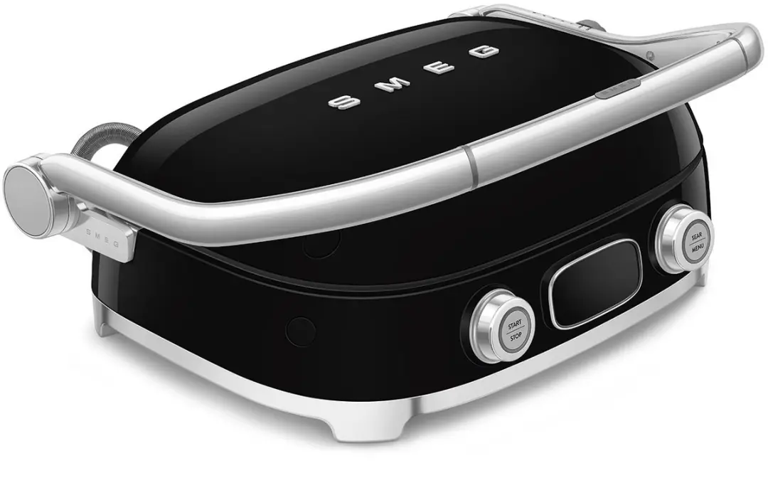 Smeg MGF01 Contactgrill - 2000W - 4 Platen - Zwart