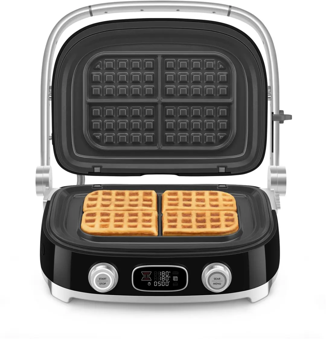 Smeg MGF01 Contactgrill - 2000W - 4 Platen - Zwart