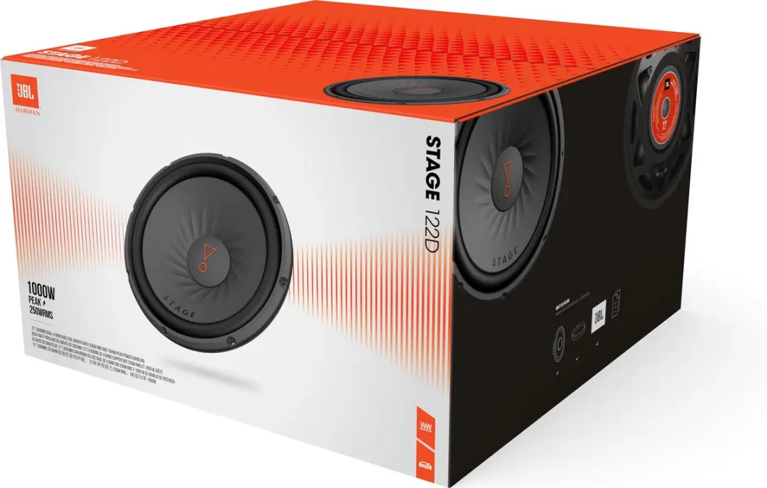 JBL Stage 122D Subwoofer 12" - 1000W - Zwart