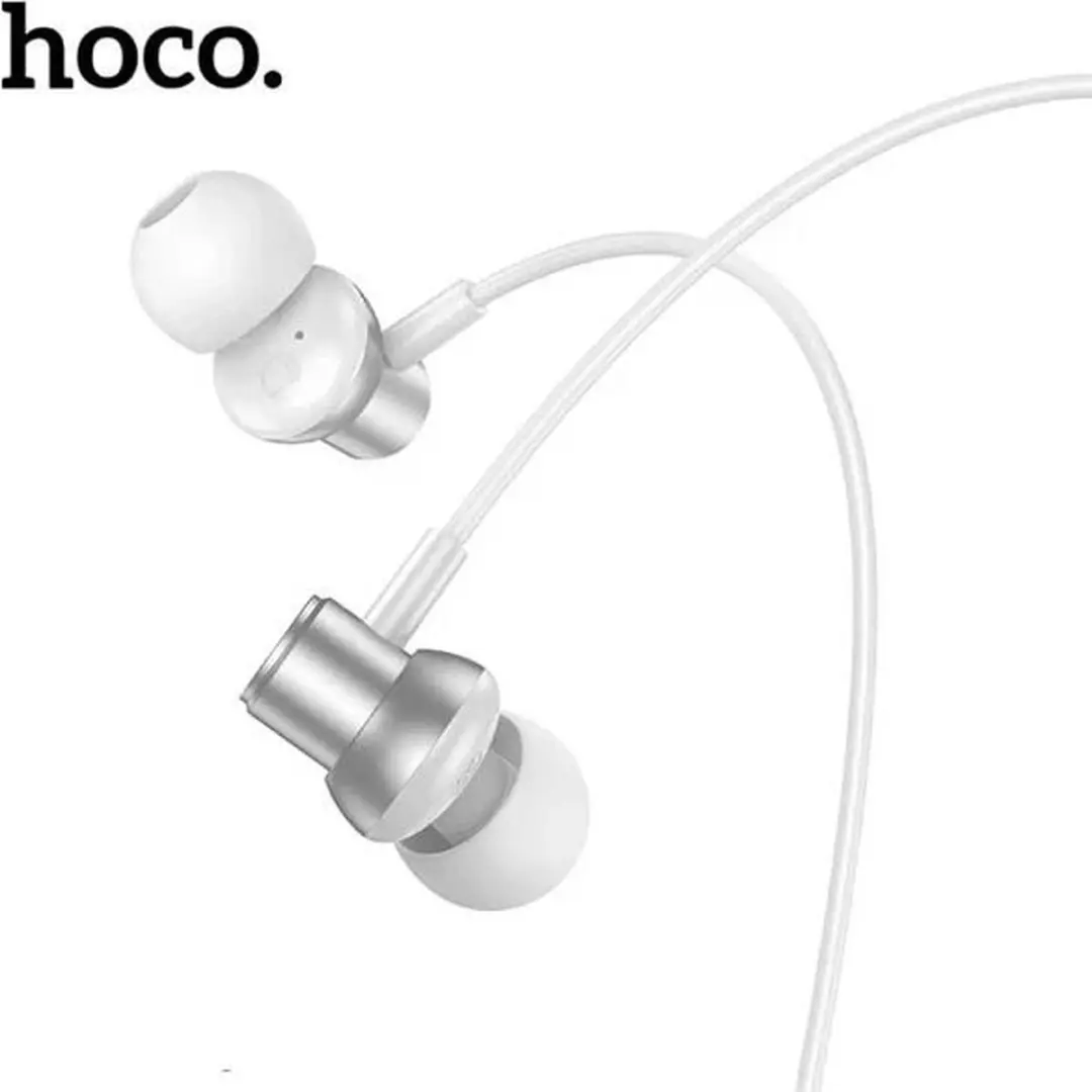 Hoco M110 Bedrade In-Ear Oordopjes - Zilver