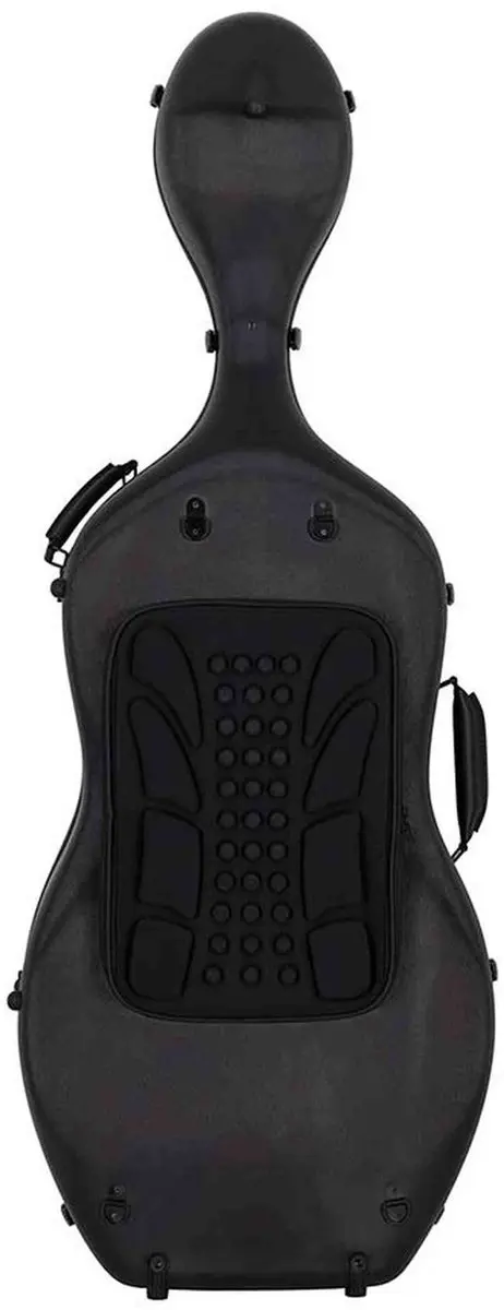 Leonardo CC-644-BK Student Series Cellokoffer 4/4 - 4,5 kg - Geborsteld zwart