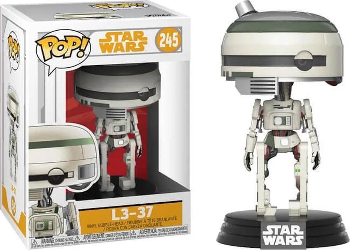 Funko Pop! Star Wars L3-37 #245 Verzamelfiguur - Multi - afbeelding 5 van 6