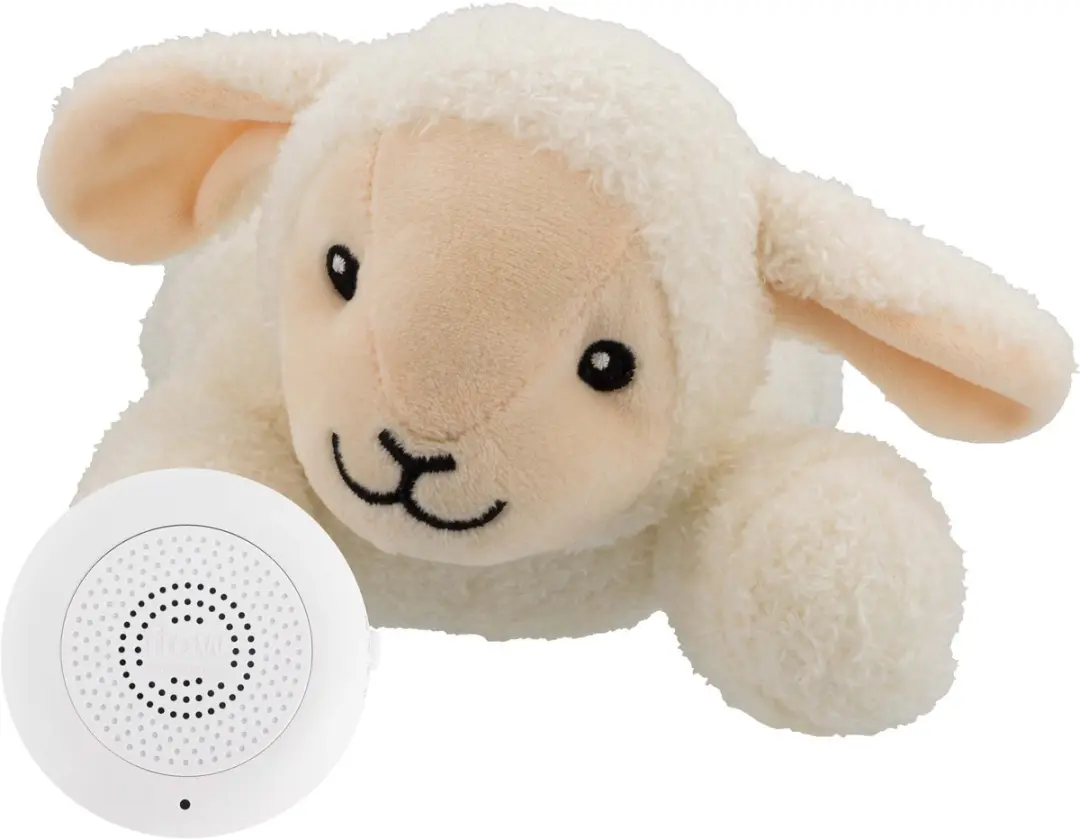 Flow Amsterdam Rosie Beige Schaap Oplaadbare Hartslagknuffel