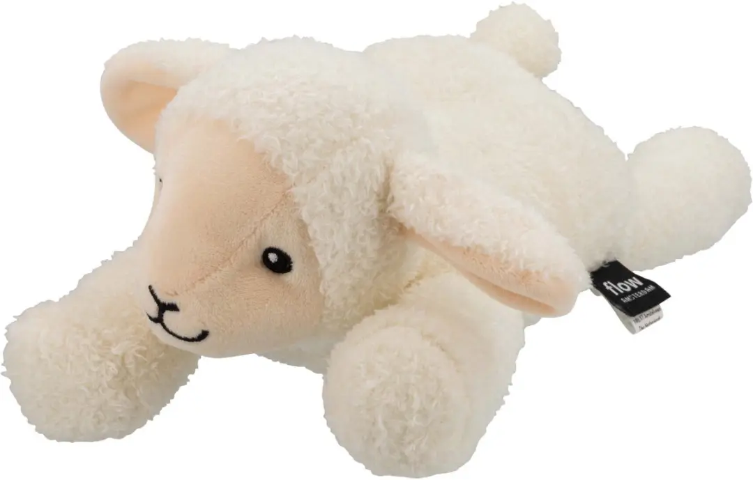 Flow Amsterdam Rosie Beige Schaap Oplaadbare Hartslagknuffel - White Noise