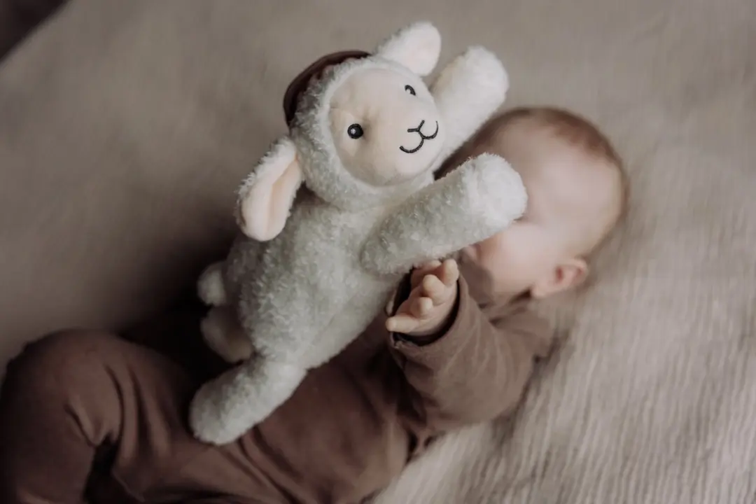 Flow Amsterdam Rosie Beige Schaap Oplaadbare Hartslagknuffel - White Noise