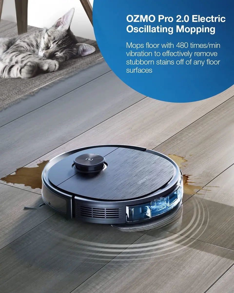 Ecovacs Deebot T9 AIVI Robotstofzuiger - Zwart