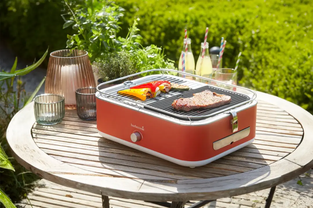 Barbecook BBQ Grillplaat BC-ACC-7463 - 28,5x18,5cm - Zwart