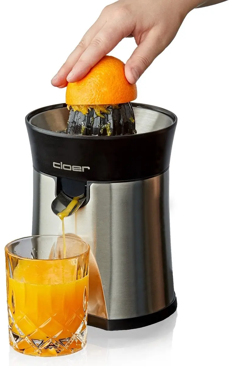 Cloer Citruspers 6815 - 100W - Zwart RVS