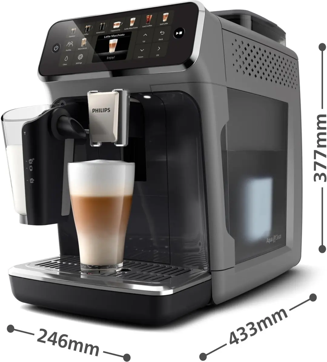 Philips 5500 Series EP5544/50 Espressomachine - 20 Recepten - Grijs