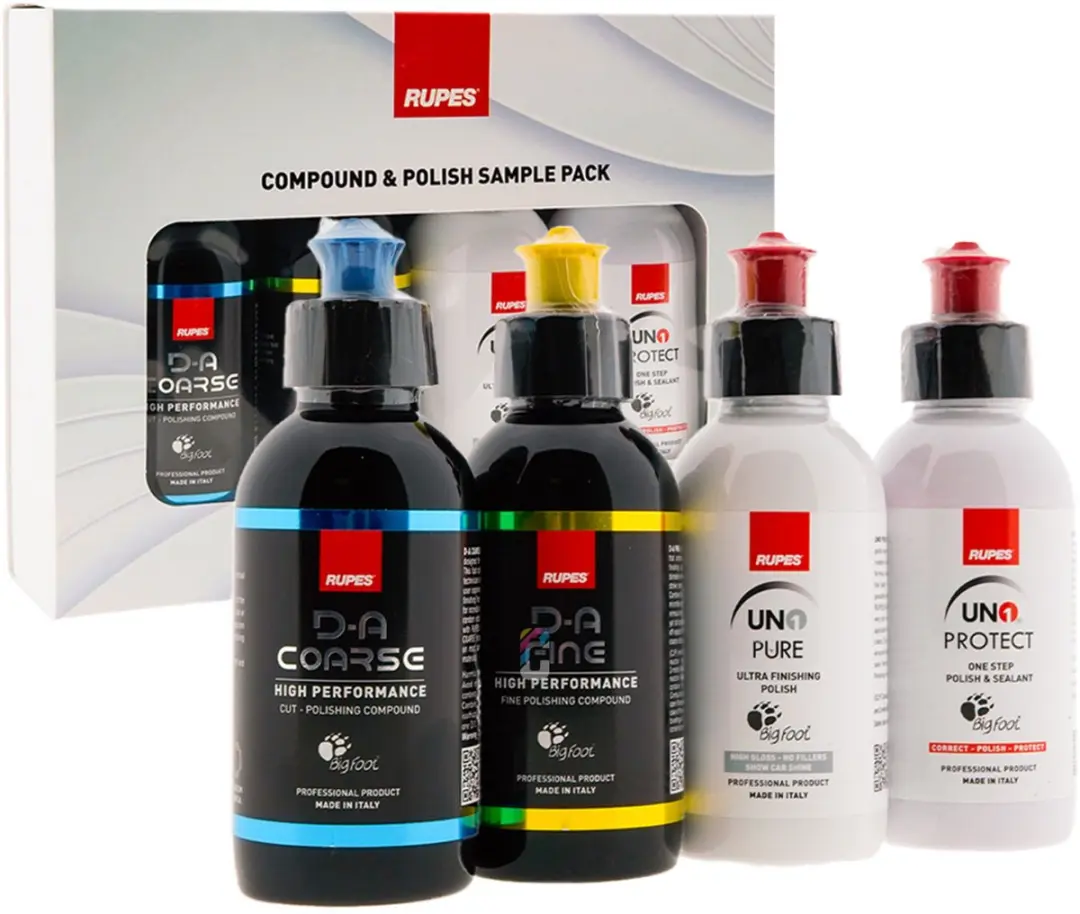 Rupes Compound & Polish Polijstmiddel Set