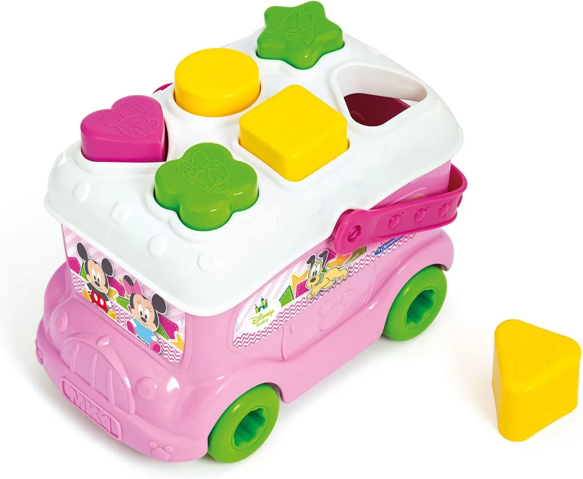 Clementoni Minnie Mouse Vormenbus Blokkendoos - Multi Kleur