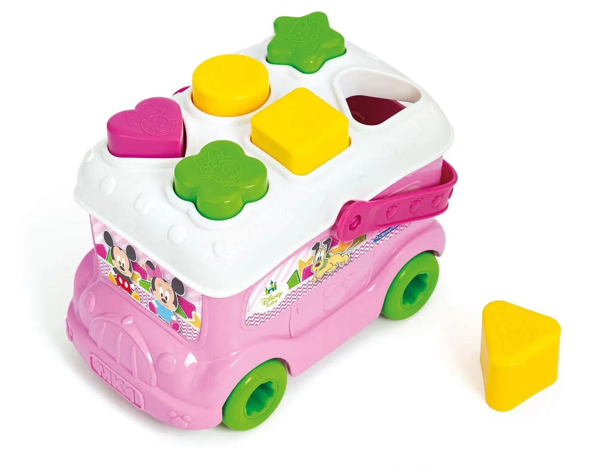 Clementoni Minnie Mouse Vormenbus Blokkendoos - Multi Kleur