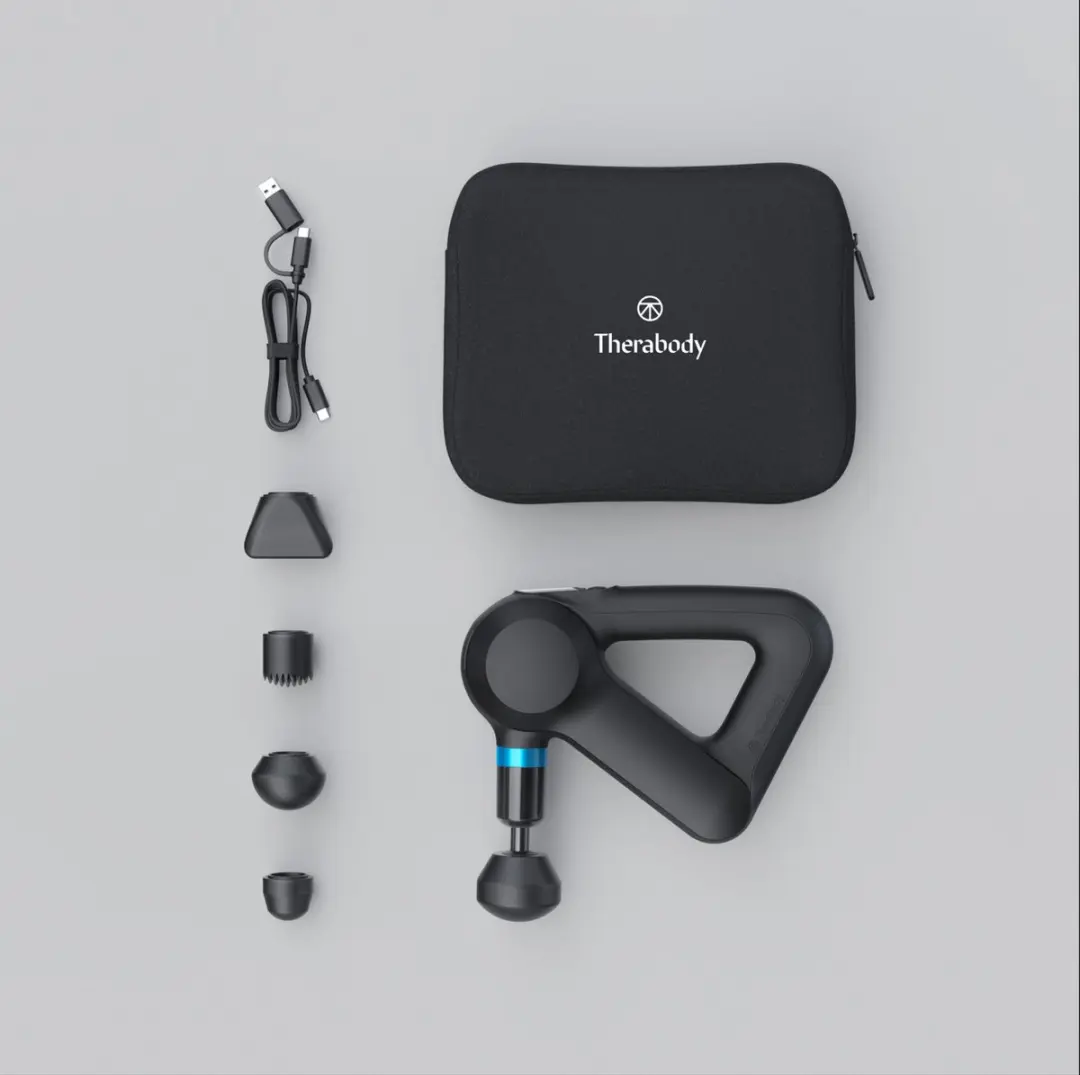 Therabody Theragun Elite Massagepistool - 5 Koppen - Zwart