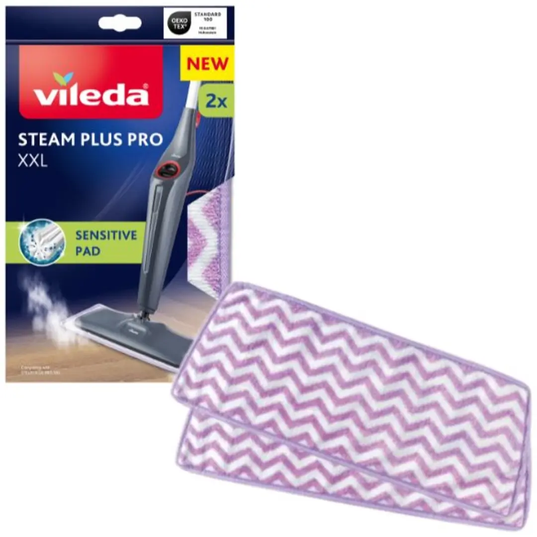Vileda Steam Plus Pro XXL Sensitive Microvezelpads 180853