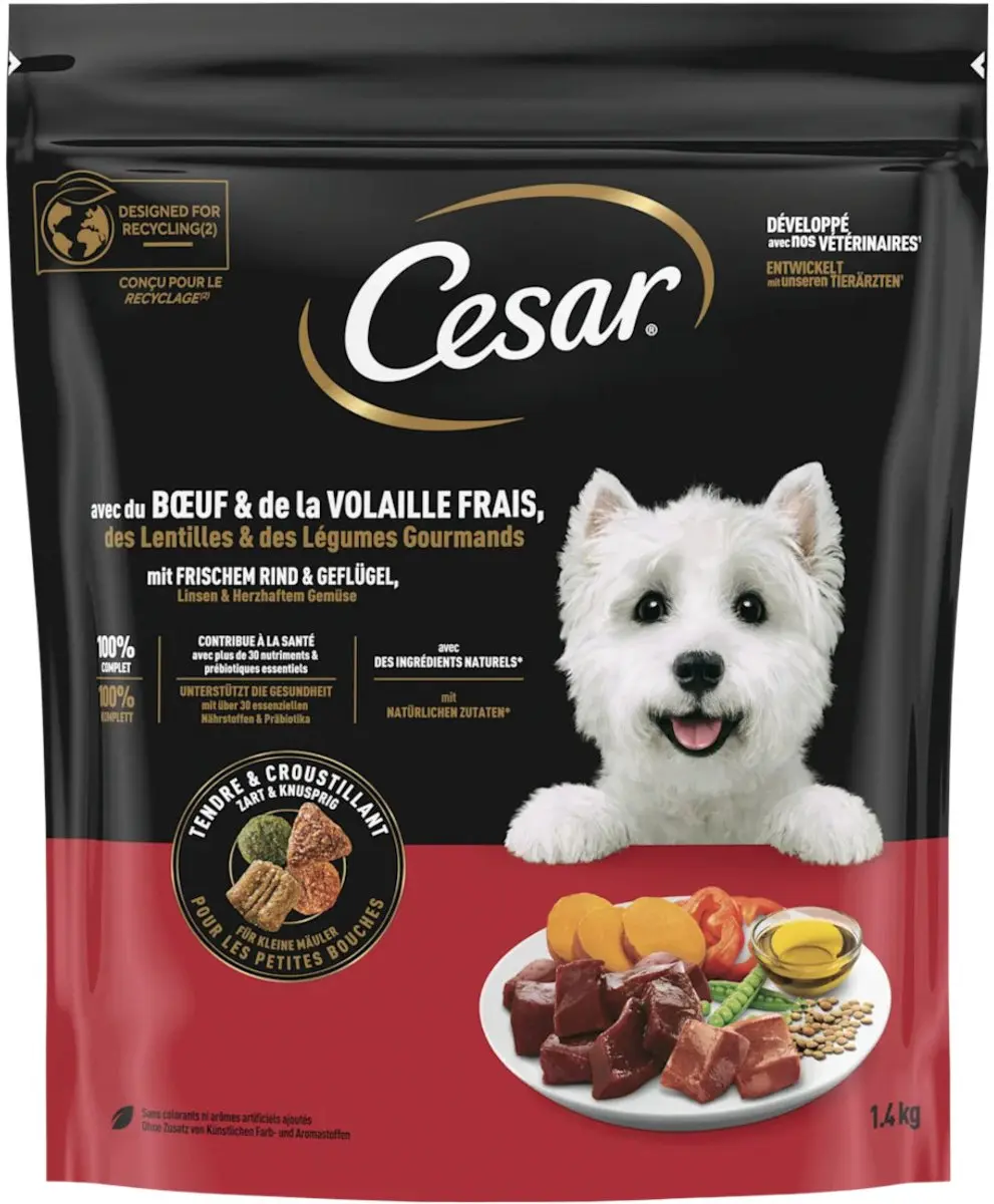 César Rund & Gevogelte Hondenvoer 1400g