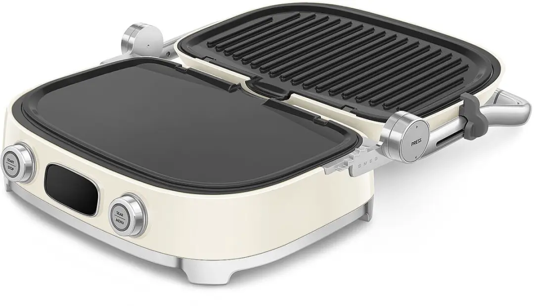 Smeg MGF01 Multiuse Grill - 4 Platen - Crème