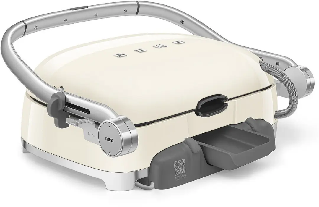 Smeg MGF01 Multiuse Grill - 4 Platen - Crème