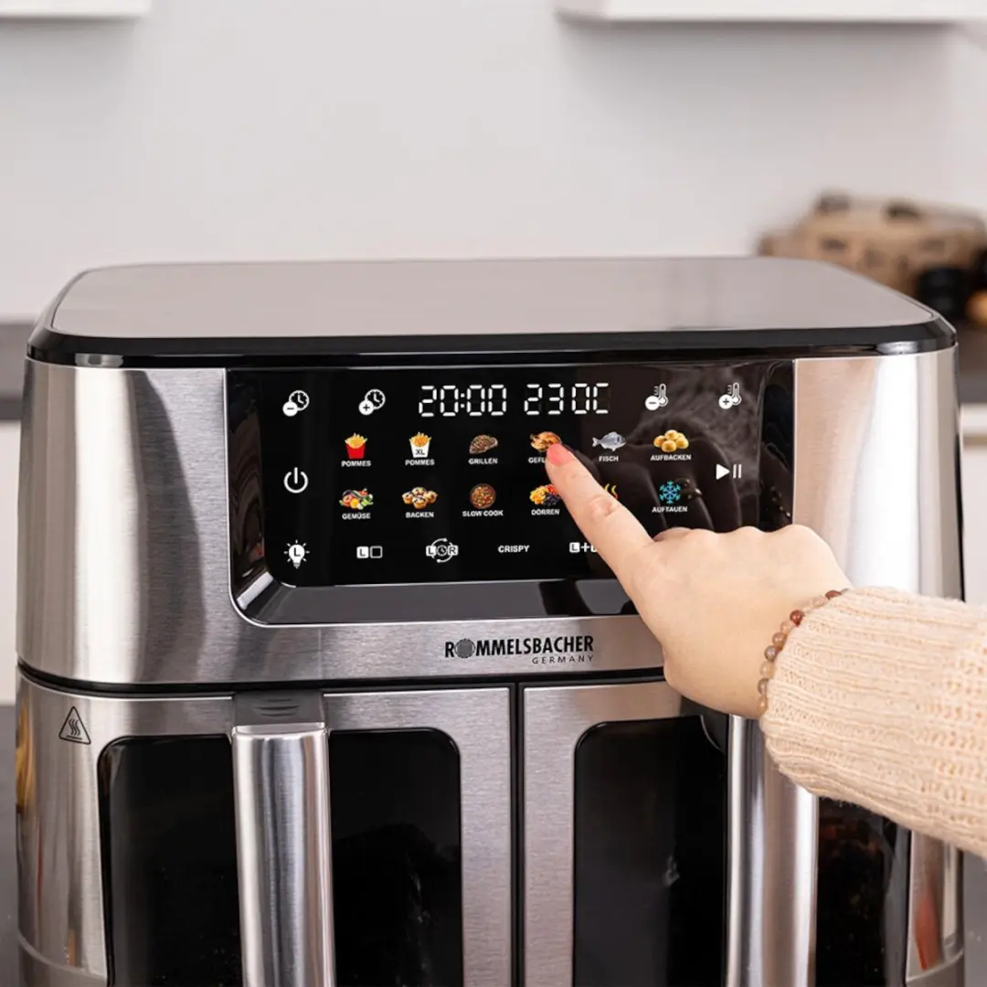 Rommelsbacher FRH 2650 Double Airfryer 2700W - 12 Programma's
