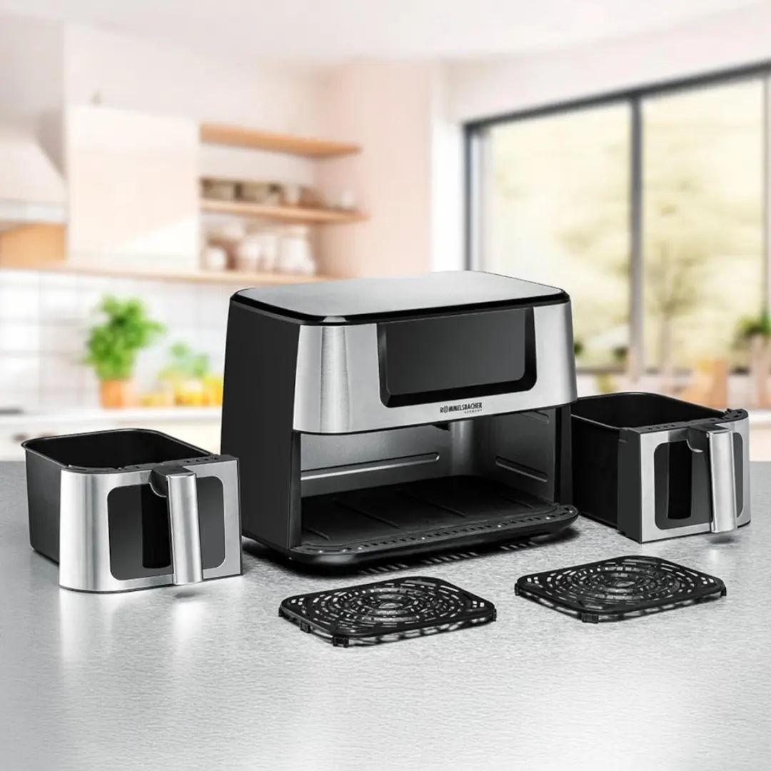 Rommelsbacher FRH 2650 Double Airfryer 2700W - 12 Programma's