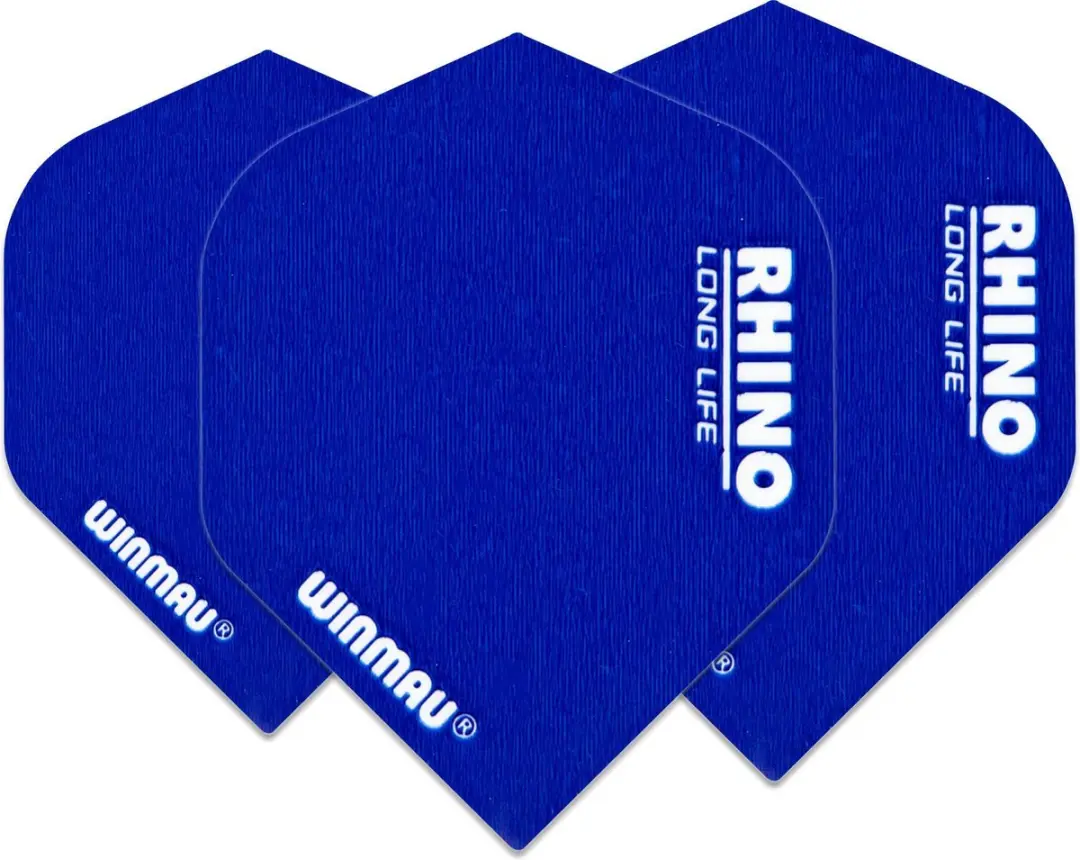 Winmau Rhino Blue Flight Dart Flights 3 Stuks