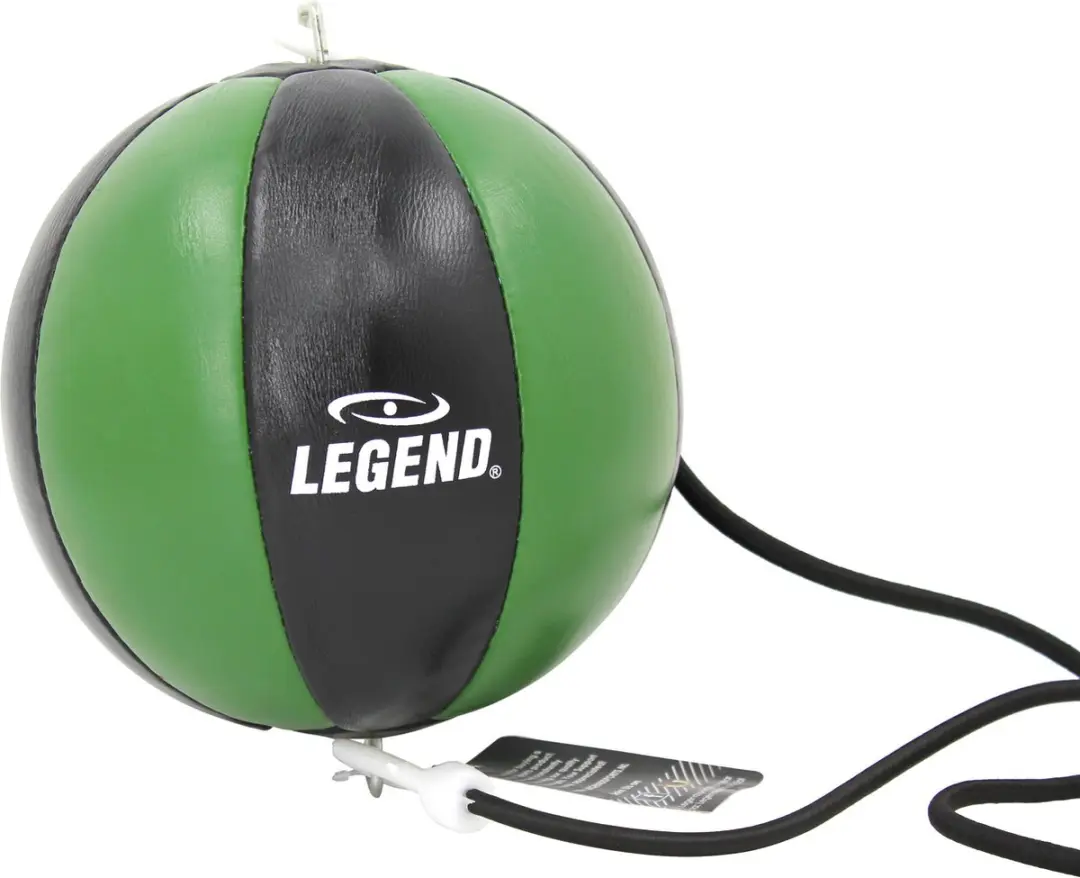 Legend Lederen Double End Ball - Zwart/ Groen