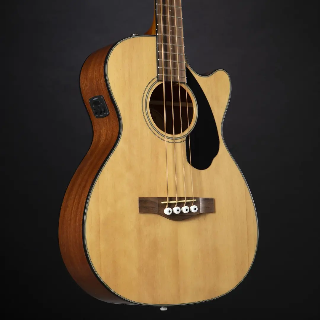 Fender CB-60SCE Akoestische Basgitaar - 4 Snaren - Natuur - afbeelding 6 van 6