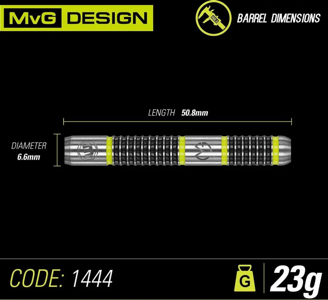 Winmau Michael van Gerwen Aspire 80% Dartpijlen - 3 Stuks