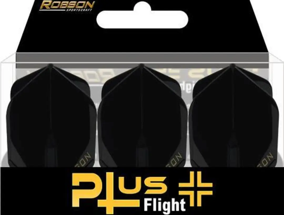 Bull's Robson Plus Flight Std. RO-51701 - 3 Stuks - Zwart