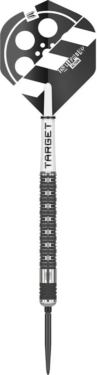 Target Chris Dobey Hollywood Action Swiss Point 90% Dartpijlen - 3 Stuks - Zilver/Zwart