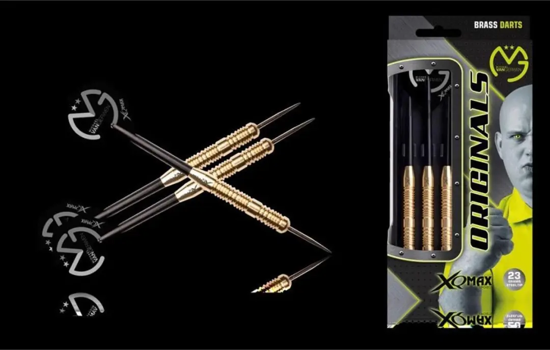 XQMax MvG QD1001050 Darts 23g - 3 Stuks - Koper/Zwart