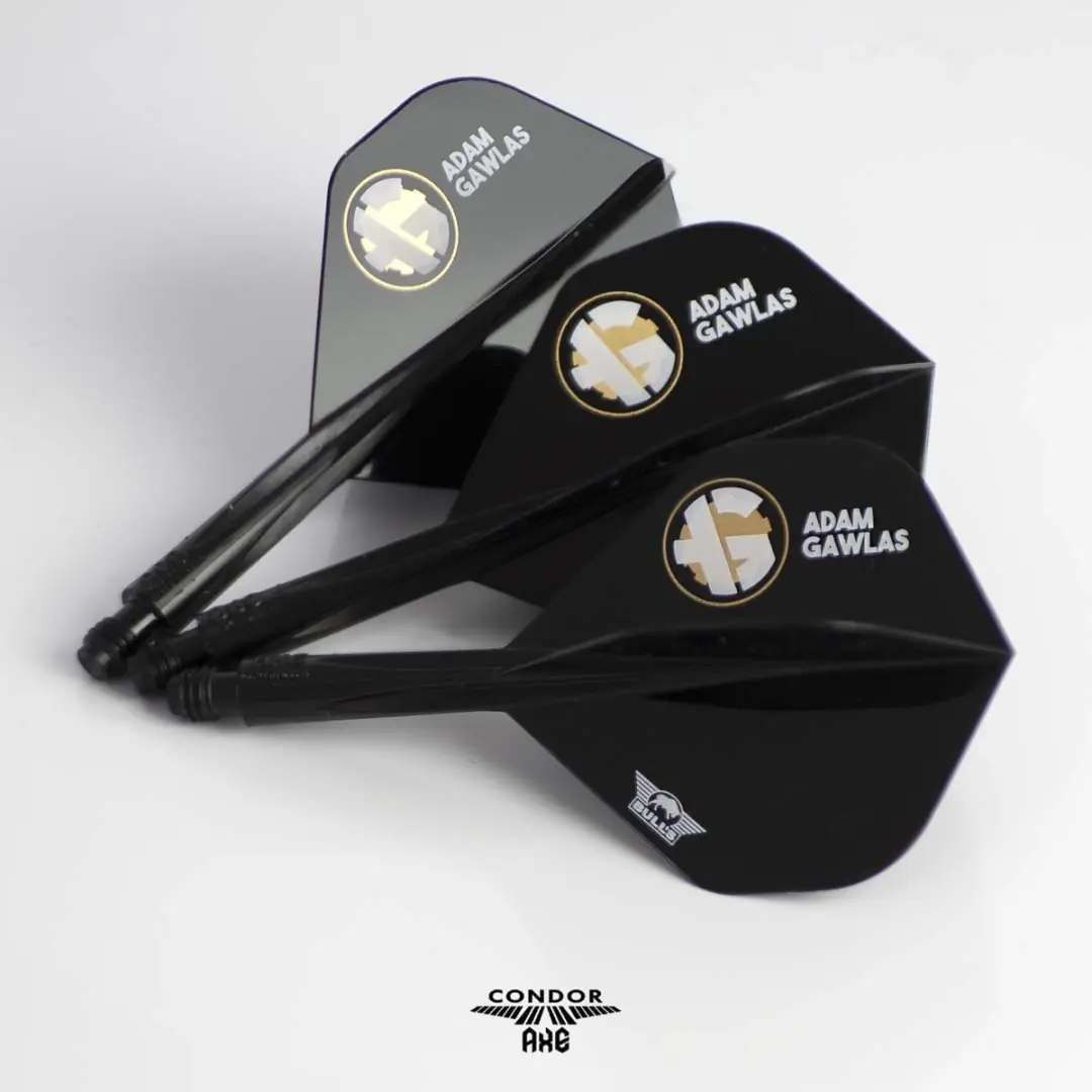 Bull's Condor Axe Adam Gawlas Black No.2 BU-51811 - 3 Stuks