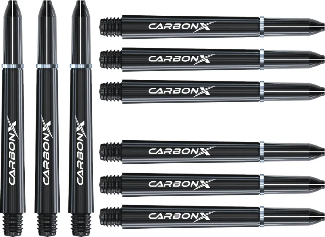 Winmau Carbon Fibre Dart Shafts 7101-401 - 3 Stuks - Zwart