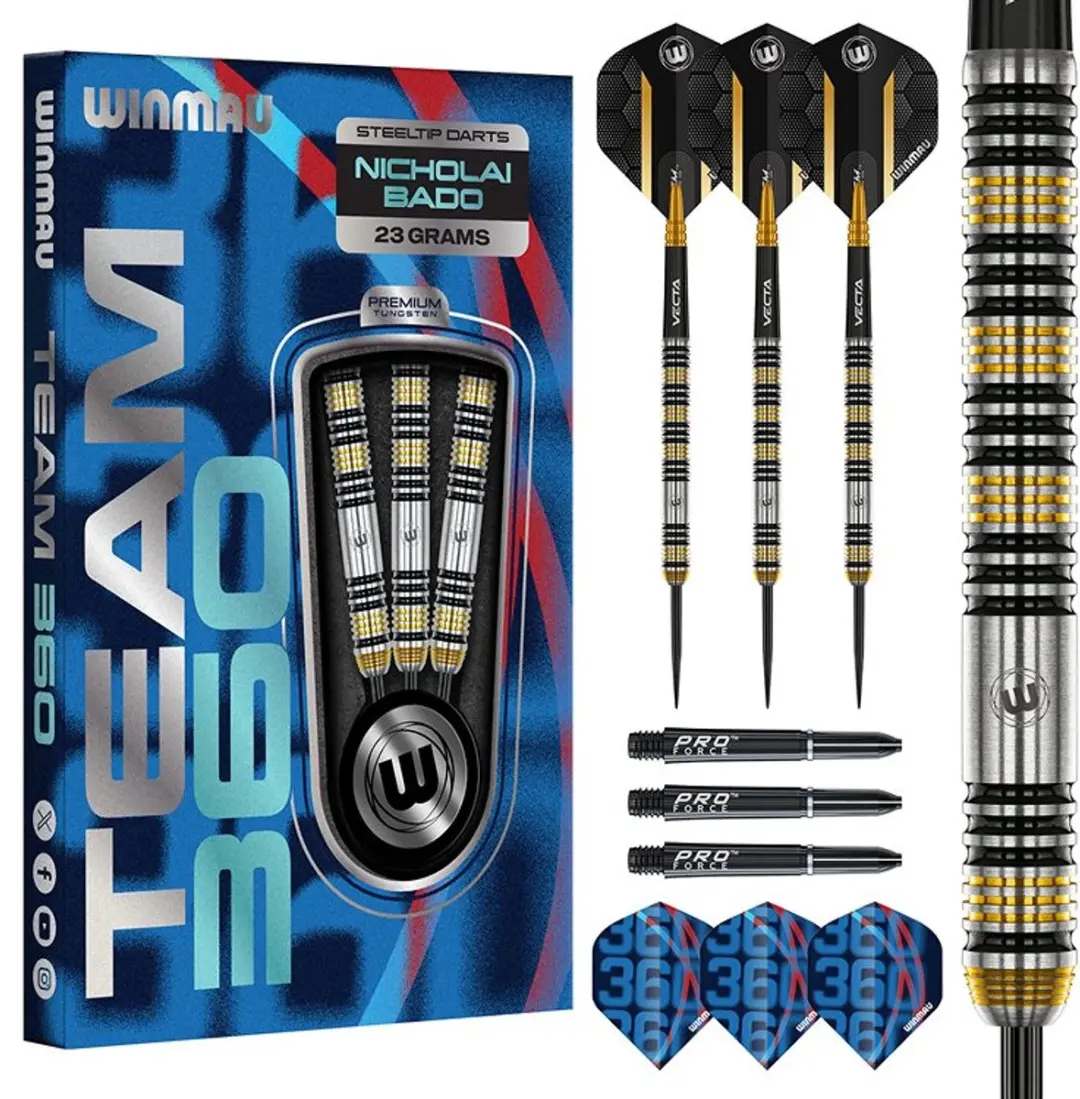 Winmau Team 360 Nicholai Bado Dartpijlen