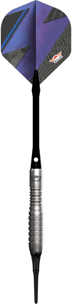 Bull's Lightning 80% Blue Softtip Darts BU-33720 - 20g - Torpedo