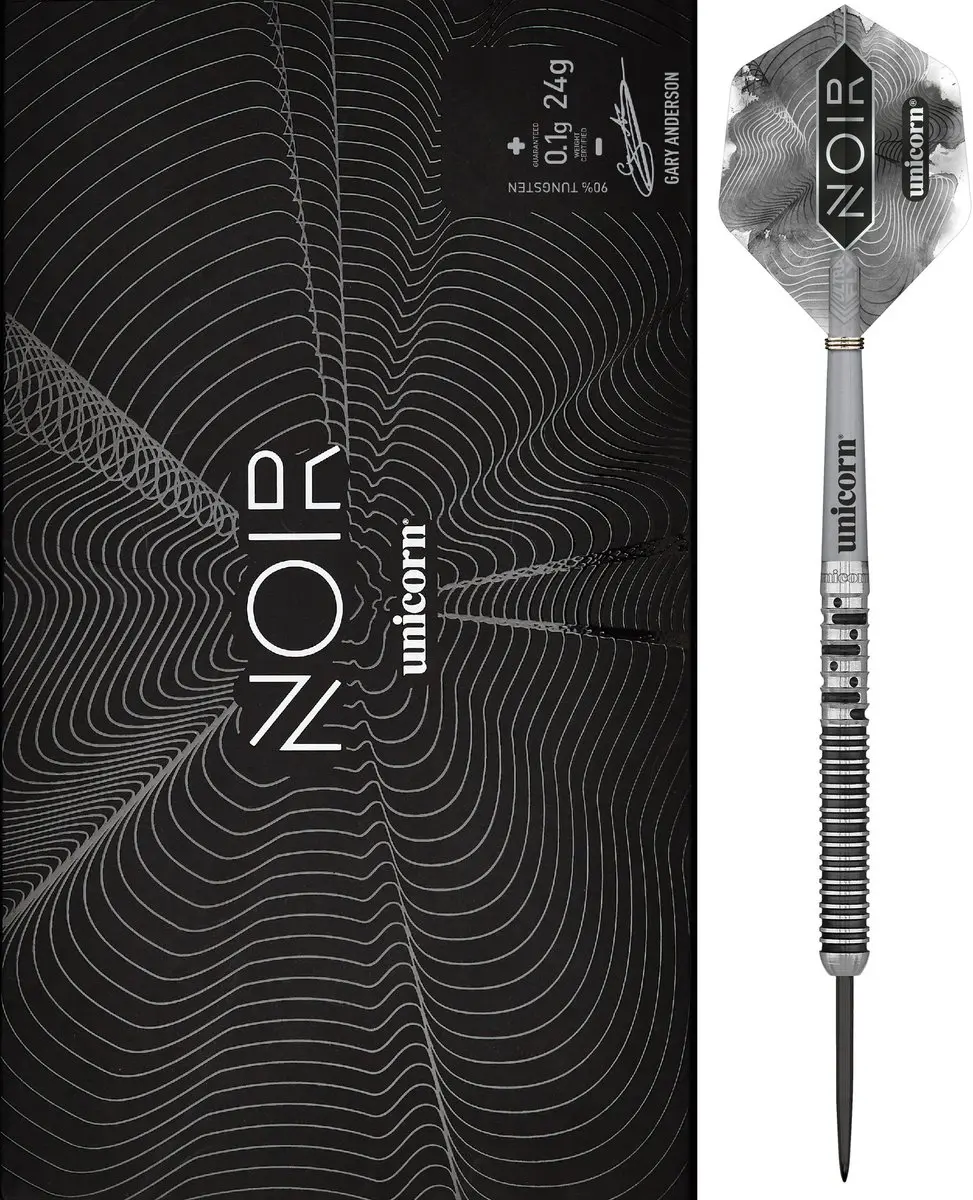 Unicorn Gary Anderson Noir Phase 5 Dartpijlen - 3 Stuks