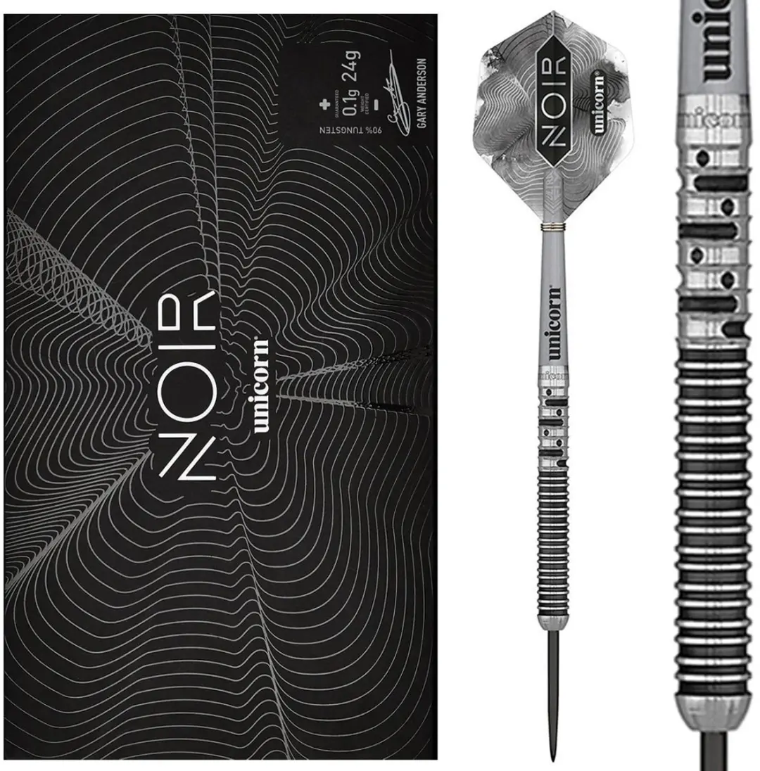 Unicorn Gary Anderson Noir Phase 5 Dartpijlen