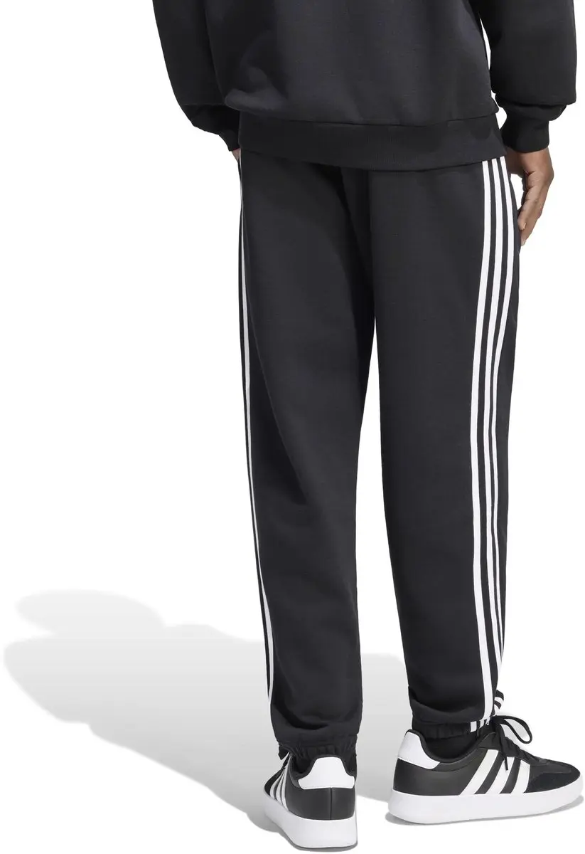 adidas M 3S FL TC PT Trainingsbroek L - Zwart/Wit
