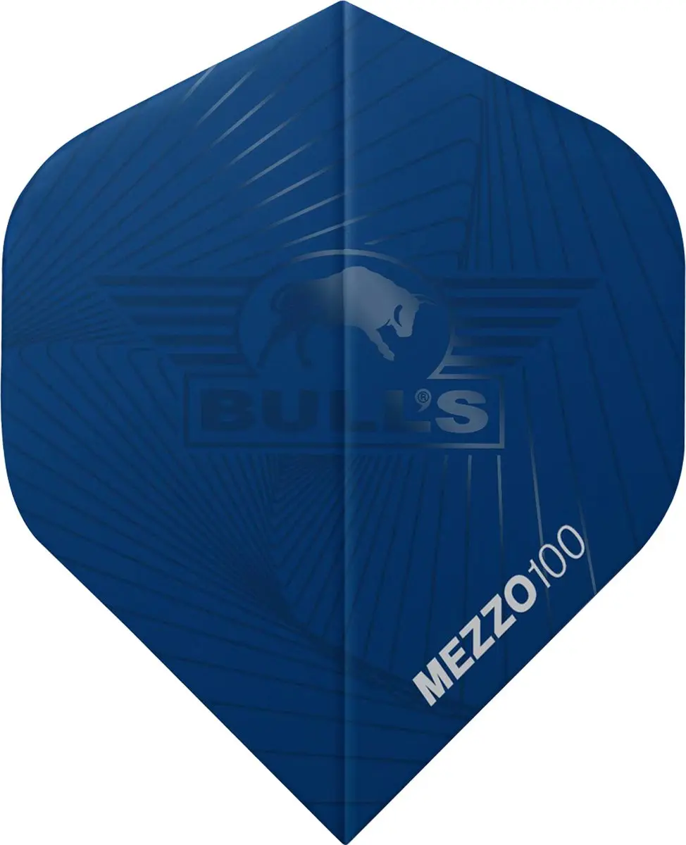 Bull's Flights Mezzo 100 nr.2 - Blauw - 15 Stuks