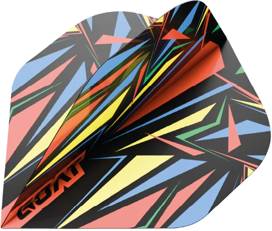 goat Athlete Red NO2 Dart Flights - 3 Stuks